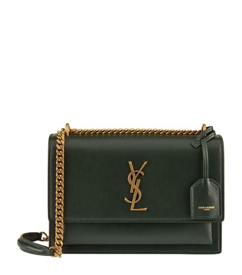 ysl sunset medium green|ysl sunset bag small.